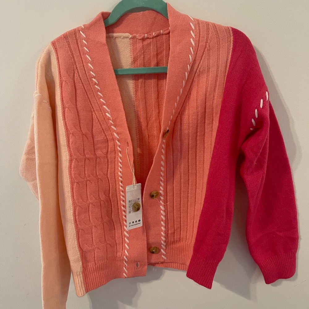 Colorful Women's Cardigan Sweater